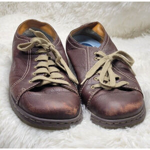 Dr Doc Martens Size 9 Mens Size 10 Womens Brown TISHA Lace Up Casual Shoes AW004